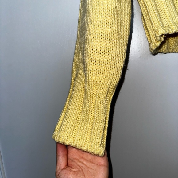 Yellow zip sweater jacket - Picture 7 of 7